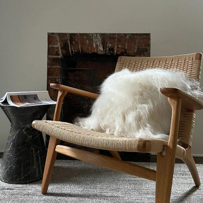 Sheepskin Long Haired Pillow - LndmarkClub USA