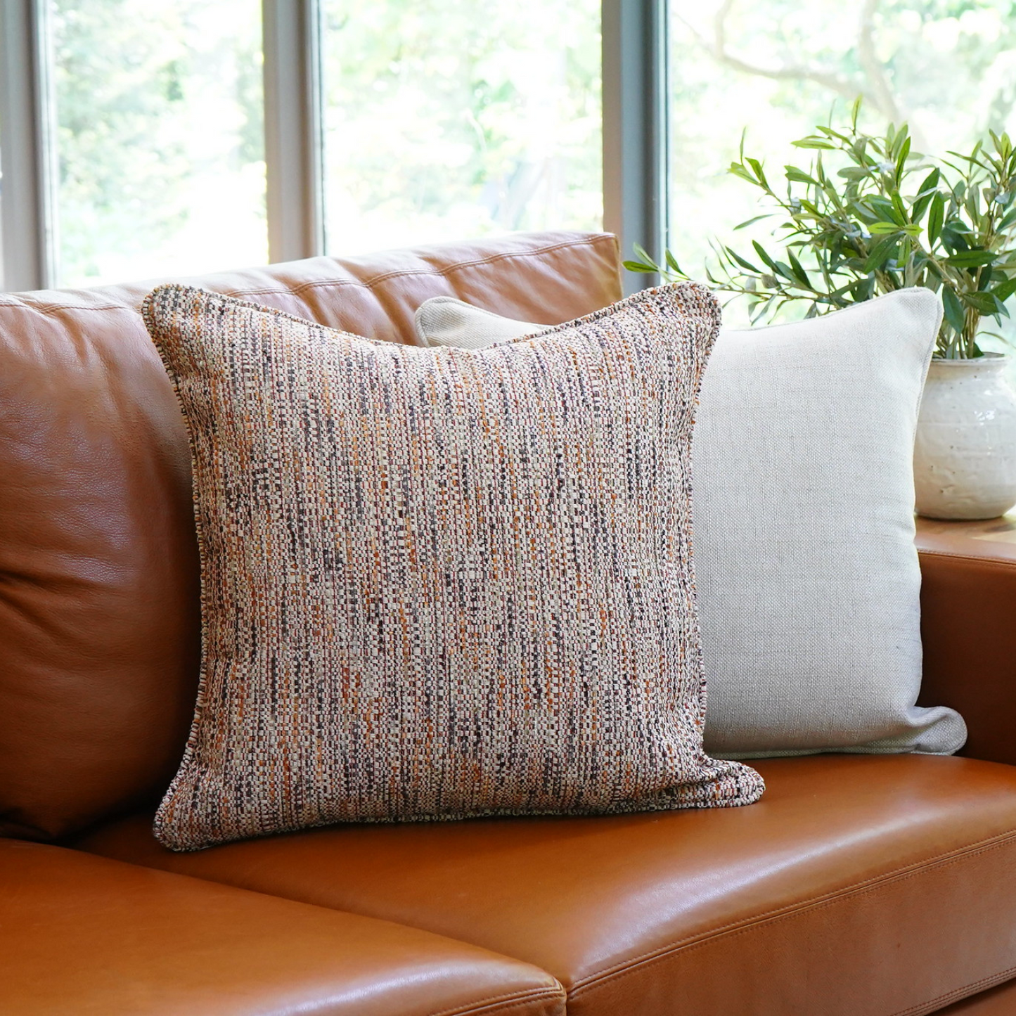 Linen Natural Toss Cushion - LndmarkClub USA