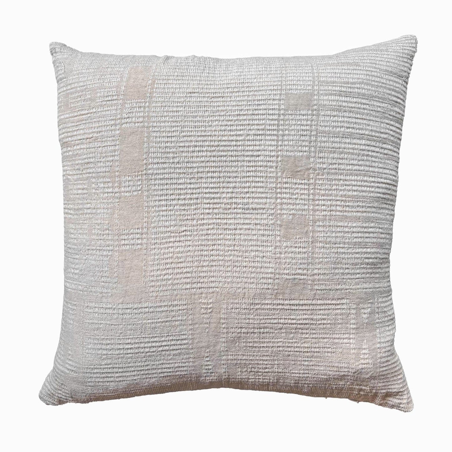 White Sand French Linen Pillow