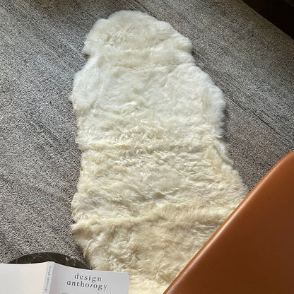 Shorn White Sheepskin Throw - LndmarkClub USA