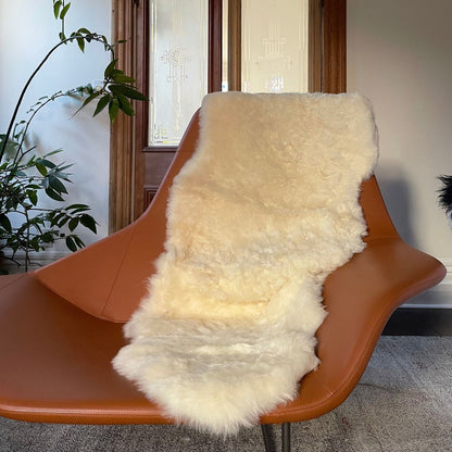 Shorn White Sheepskin Throw - LndmarkClub USA