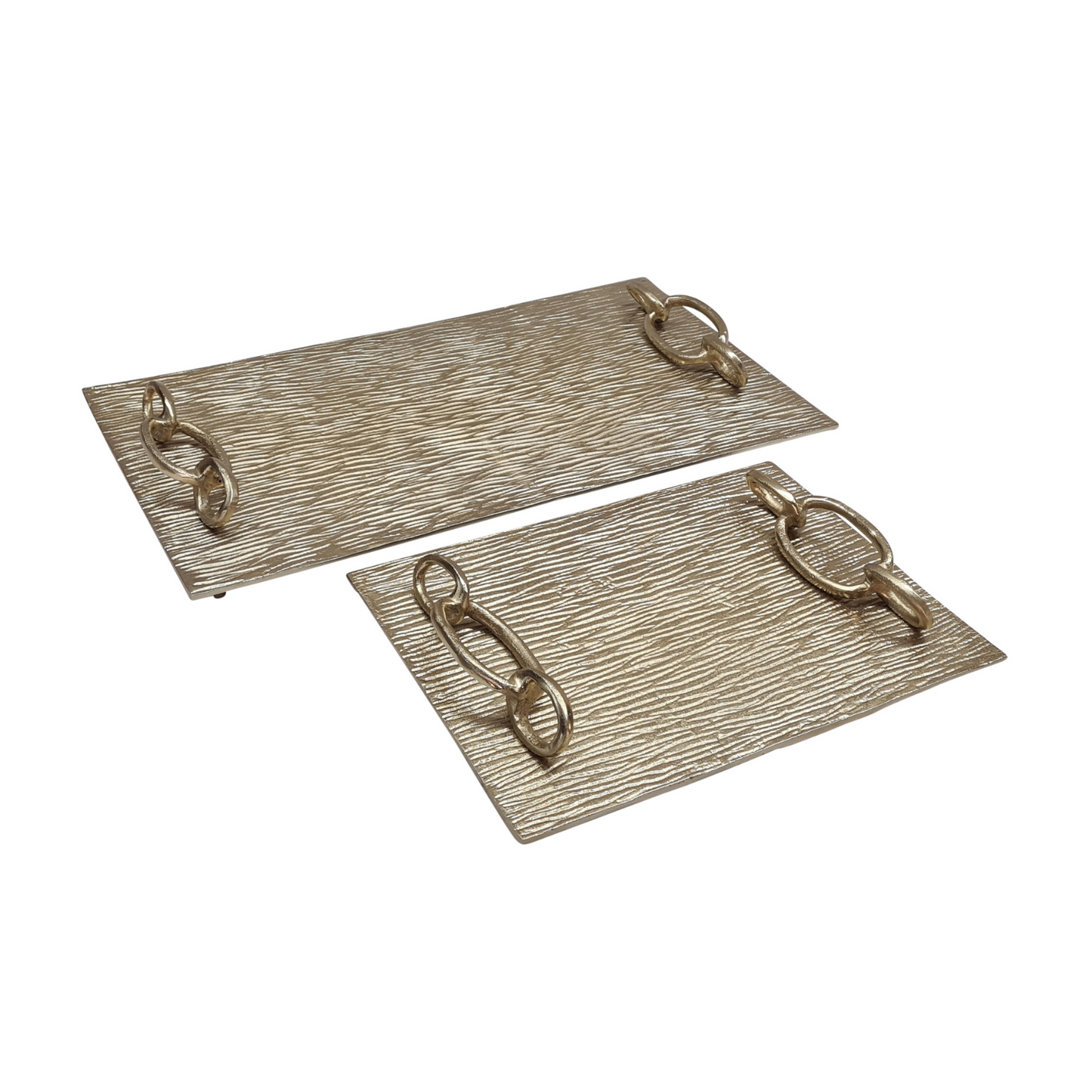 Golden Links Trays Set of 2