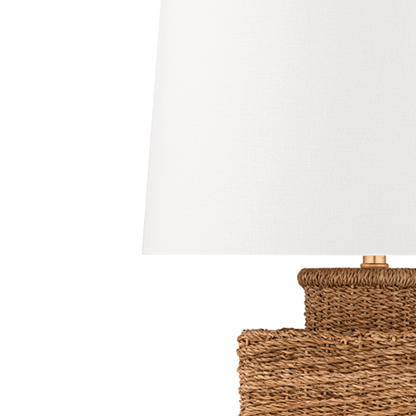 Wicker Weave Table Lamp