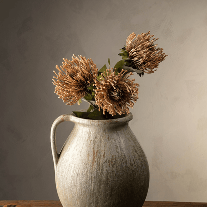 Artificial Pinhead Protea Floral Sprig