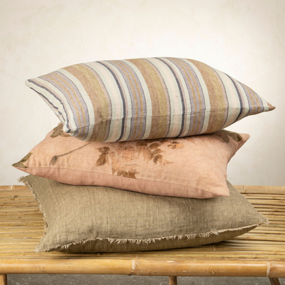 Cambri Driftwood Linen Pillow