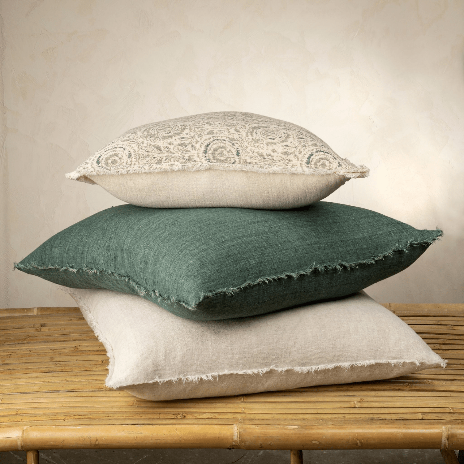 Verdant Cotton Pillow - LndmarkClub USA