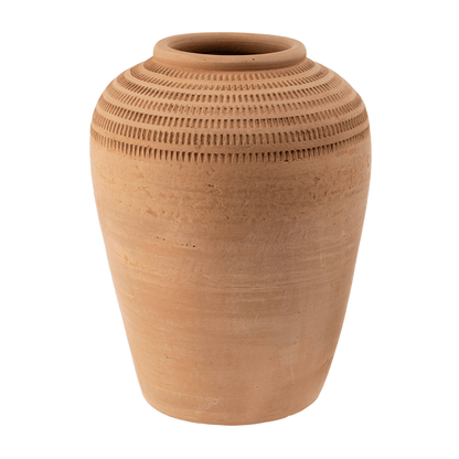 Rustic Terra Cotta Pottery Vase