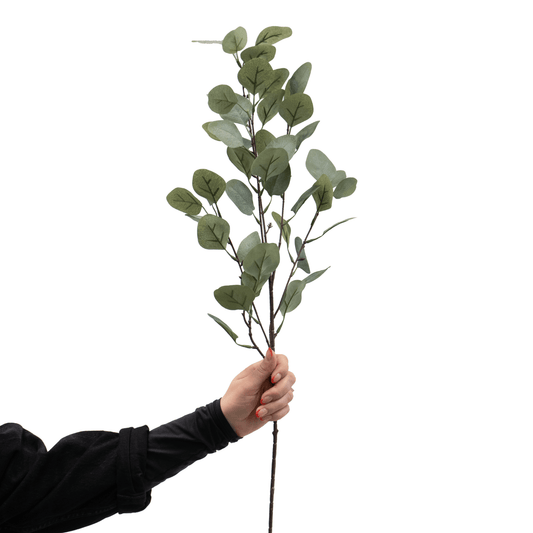 Artificial Green Eucalyptus Stem