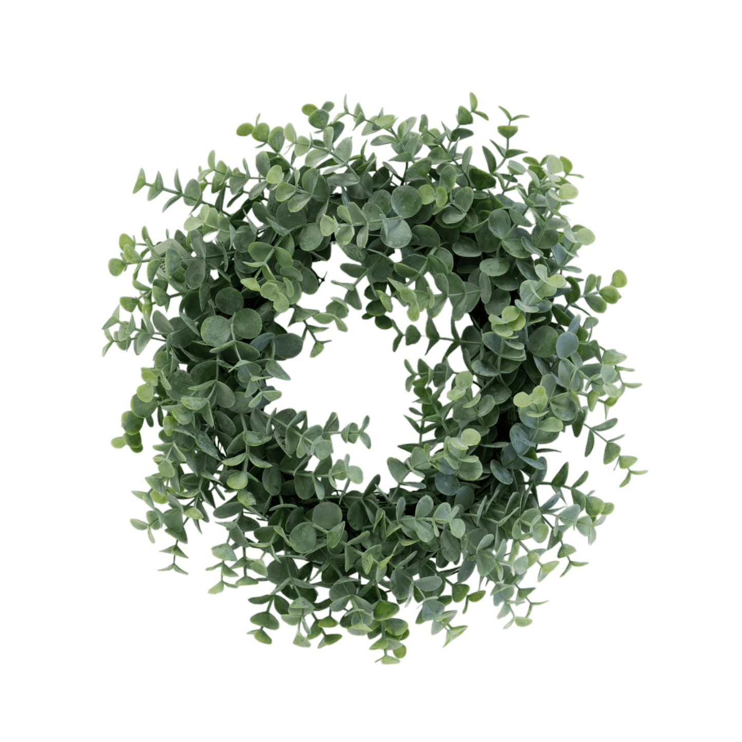 Eucalyptus-Inspired 14" Faux Greenery Door Wreath - LndmarkClub USA