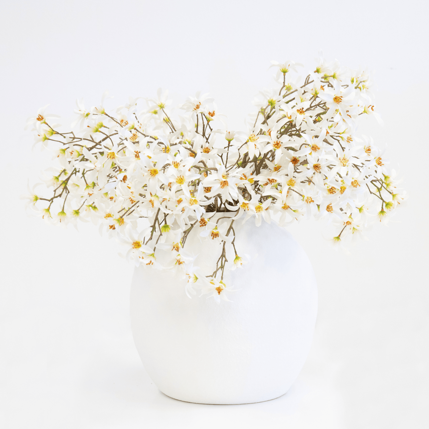 Artificial White Forsythia Stem Bundle - LndmarkClub USA