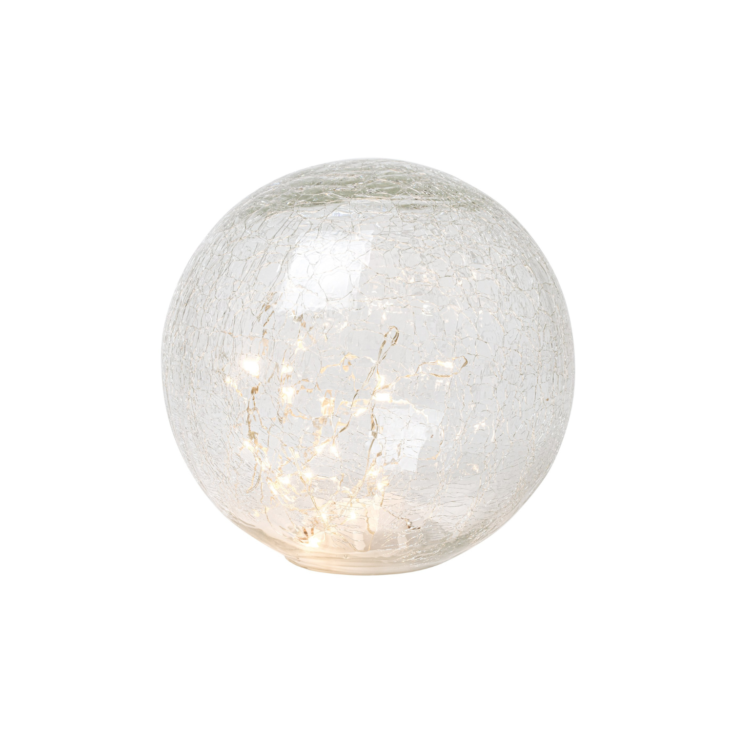 Crackle LED Glass Globe Light - LndmarkClub USA