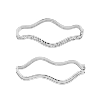 Lily Bangle Sample Collection - Silver - LndmarkClub USA