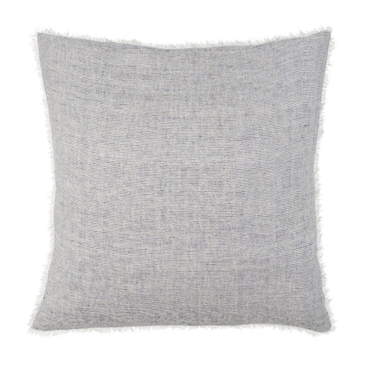 Cambri Denim Stripe Linen Pillow - LndmarkClub USA