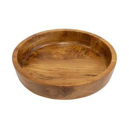 Low Wooden Table Bowl