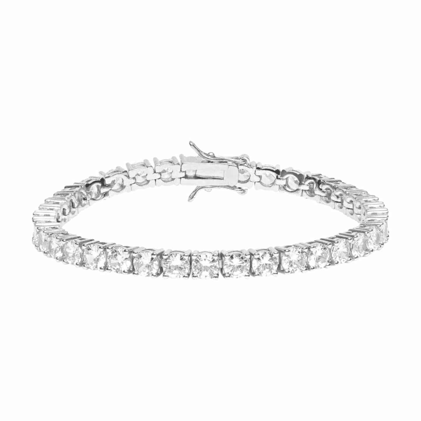 Tatiana Silver Tennis Bracelet with AAAAA Cubic Zirconia - LndmarkClub USA