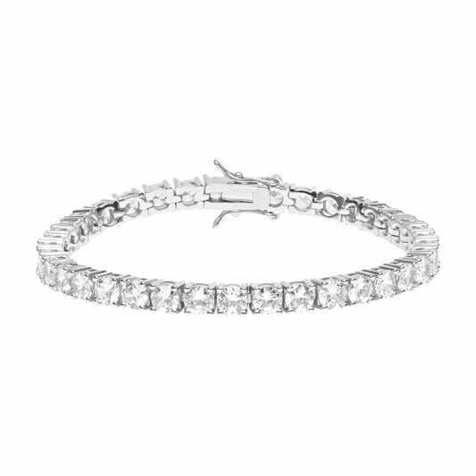 Tatiana Silver Tennis Bracelet with AAAAA Cubic Zirconia - LndmarkClub USA