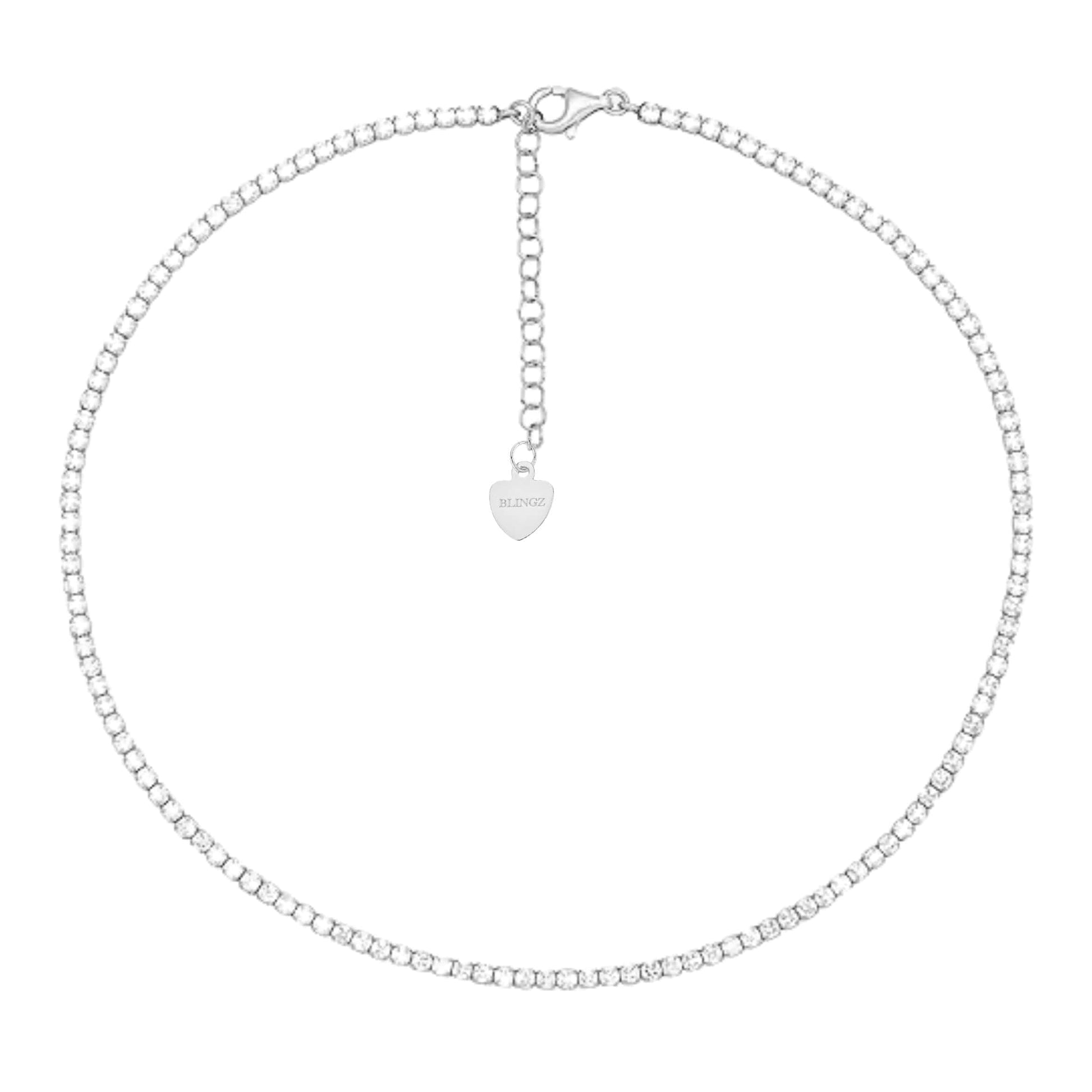 Nadine Sparkling Tennis Necklace - Silver - LndmarkClub USA