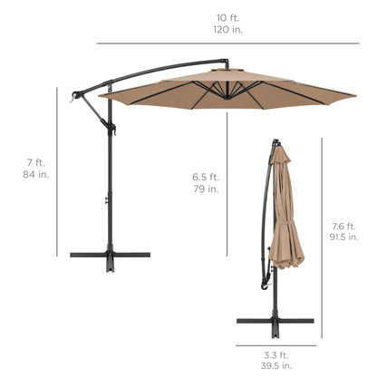 Offset Hanging Patio Umbrella - 10ft