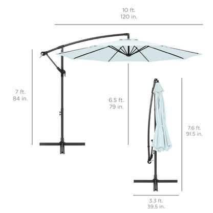 Offset Hanging Patio Umbrella - 10ft