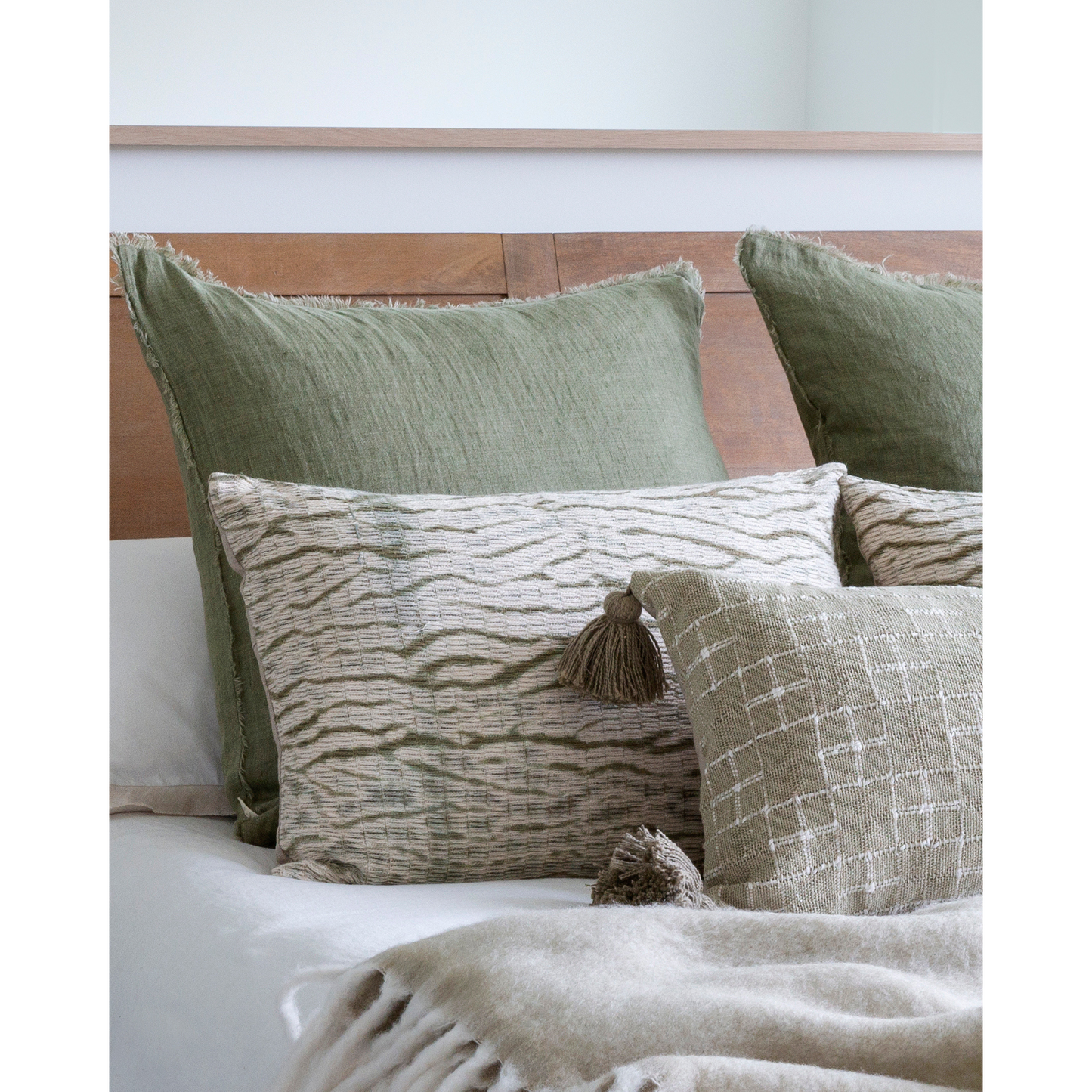 Lichen Woven Pillow - LndmarkClub USA