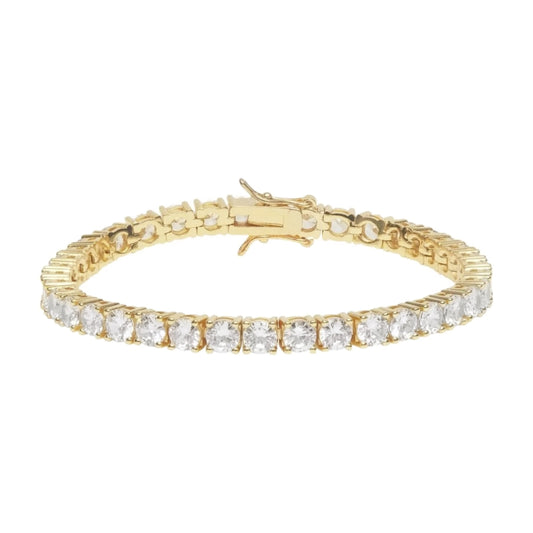 Elegant Gold Tatiana Tennis Bracelet with AAAAA Cubic Zirconia - LndmarkClub USA