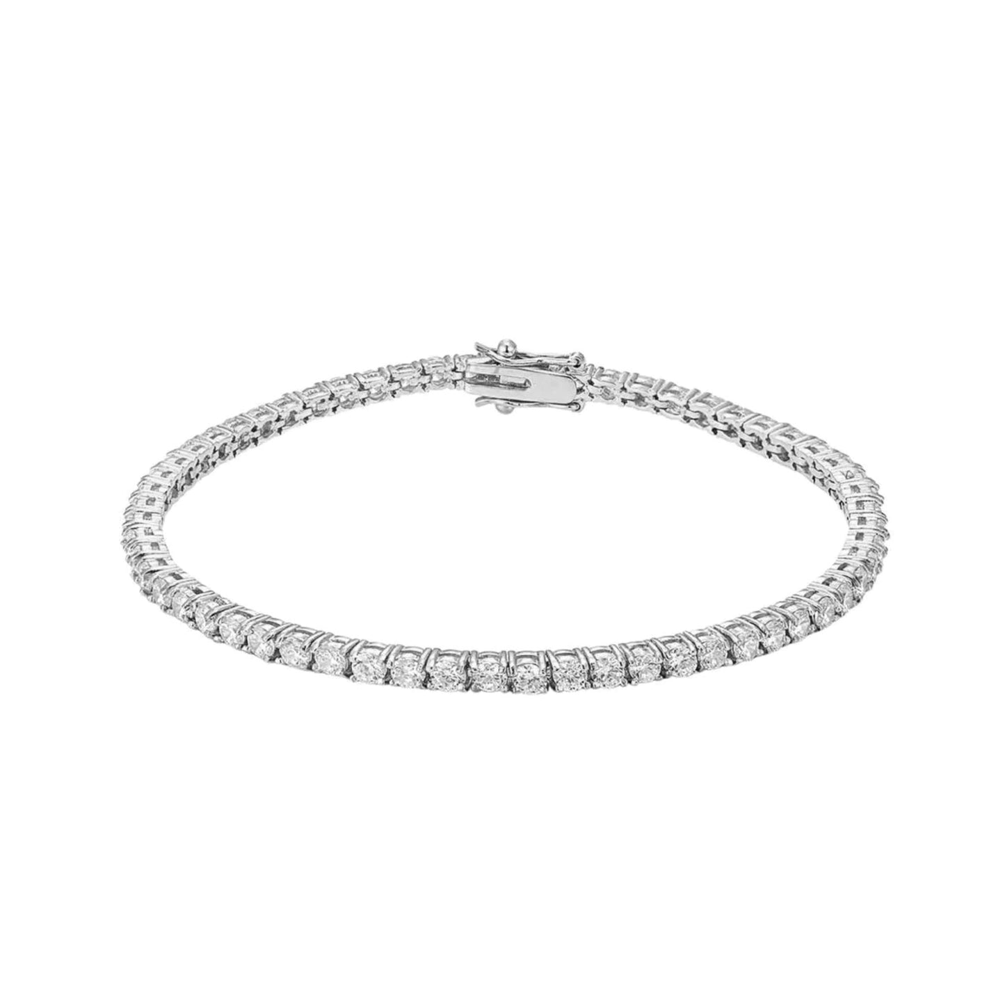 Elegant Silver Tennis Bracelet - Tyra Collection - LndmarkClub USA