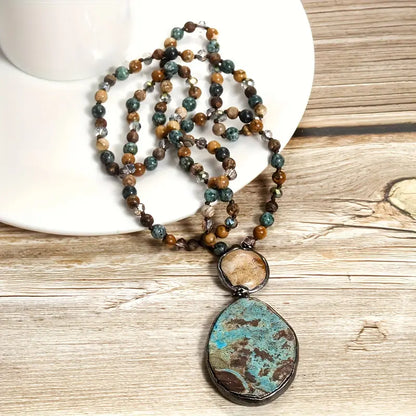 Bohemian Natural Stone Necklace