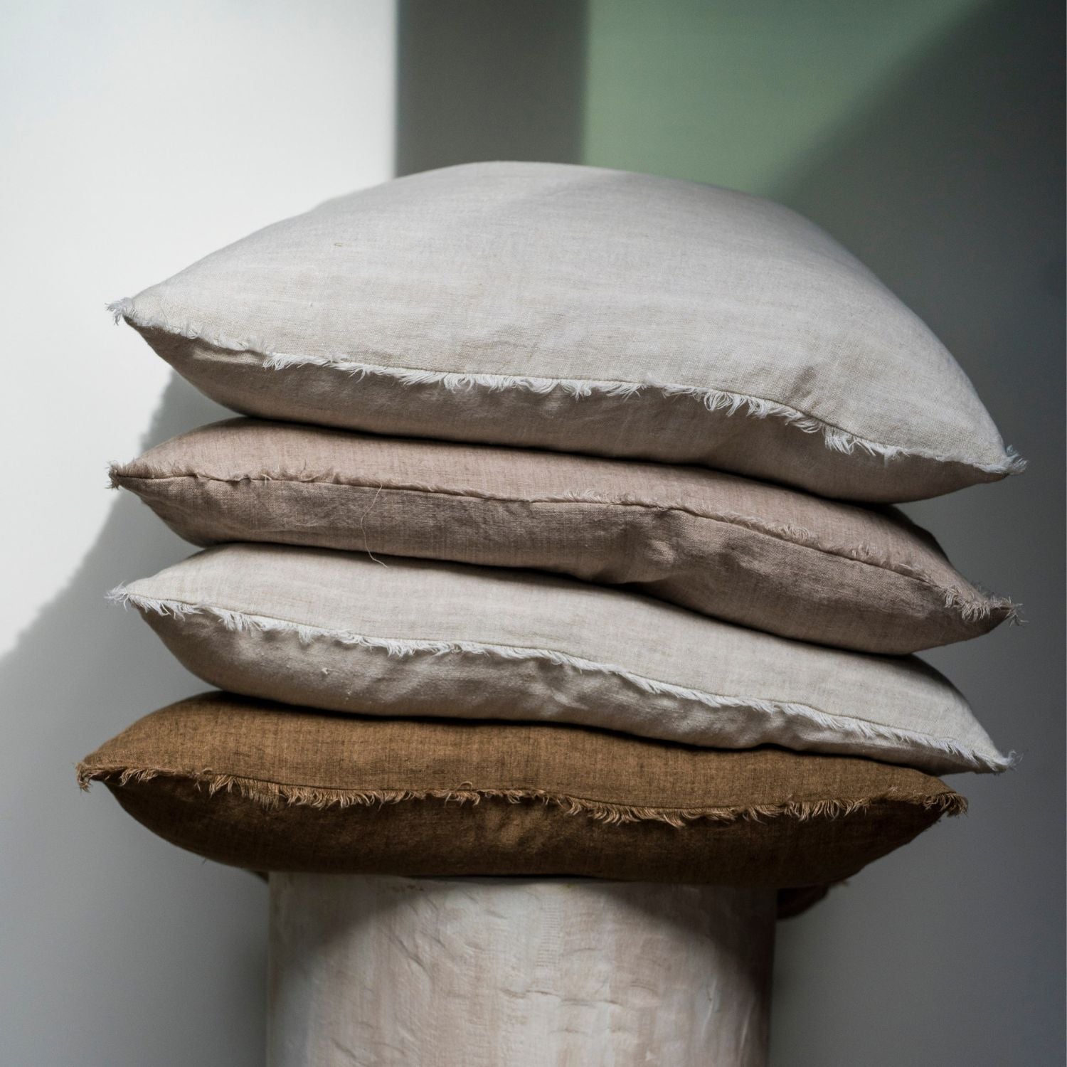 Cambri Sand Linen Pillow - LndmarkClub USA