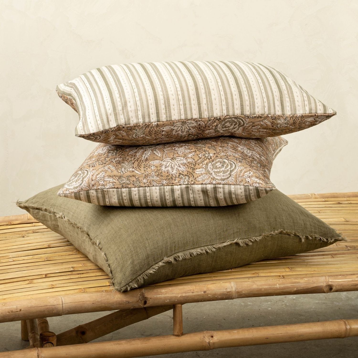 Duo Floret Reversible Toss Pillow - LndmarkClub USA