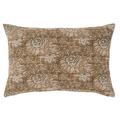 Duo Floret Kidney Reversible Toss Pillow - LndmarkClub USA