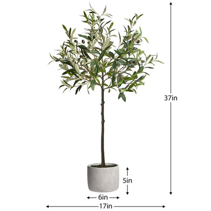 Artificial Potted Mini Olive Tree - LndmarkClub USA