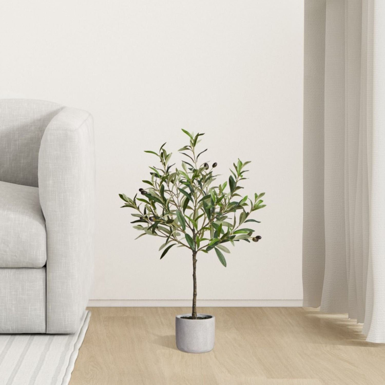 Artificial Potted Mini Olive Tree - LndmarkClub USA