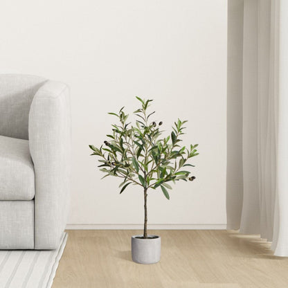 Artificial Potted Mini Olive Tree - LndmarkClub USA