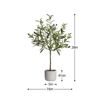 Artificial Potted Mini Olive Tree - LndmarkClub USA