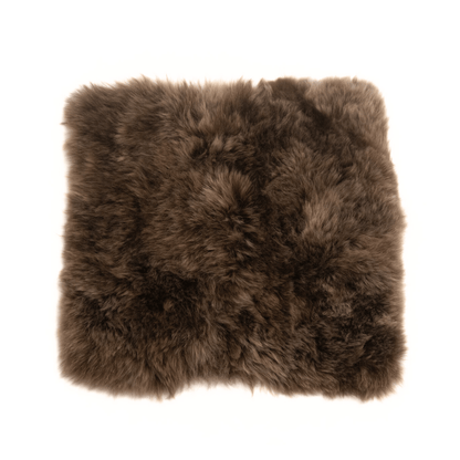 Shorn Caramel Brown Sheepskin Chair Pad