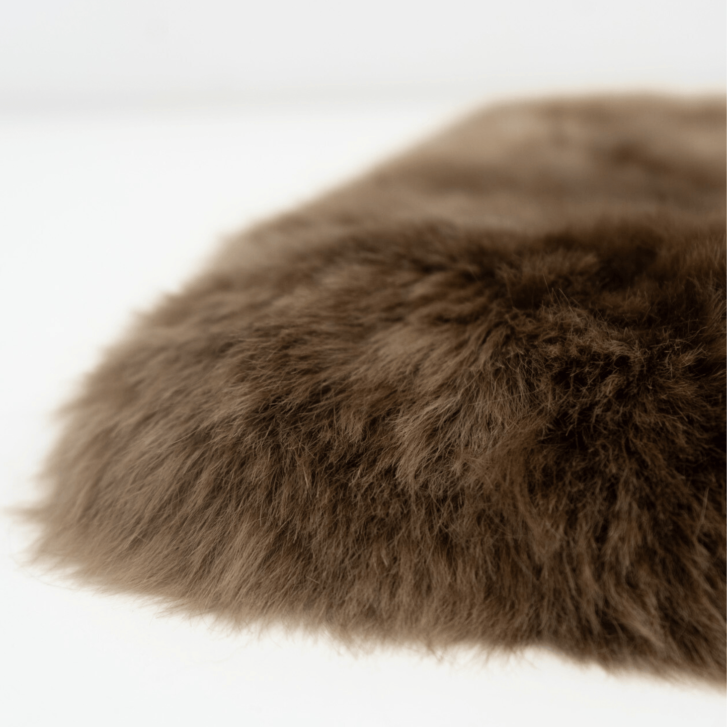 Shorn Caramel Brown Sheepskin Chair Pad