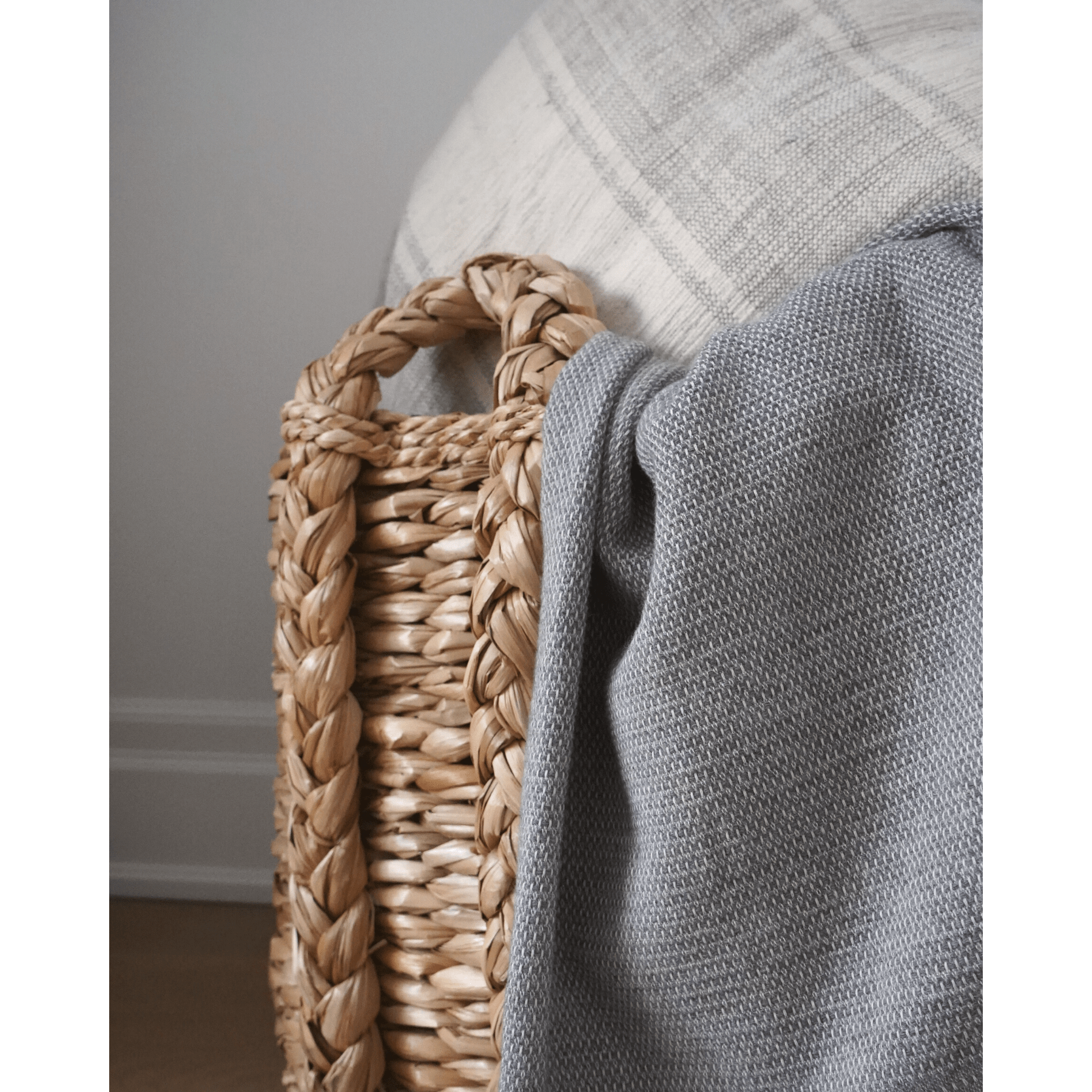 Sweater Weave Fireplace Basket - LndmarkClub USA