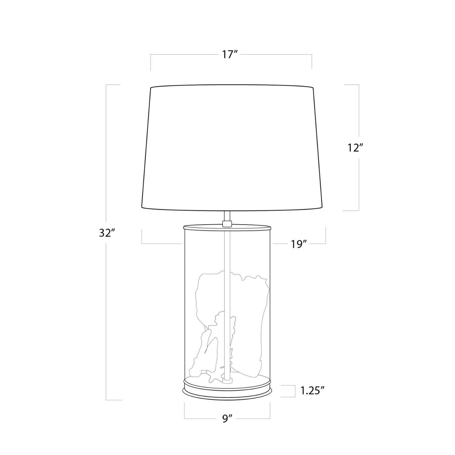 Magelian Table Lamp - Oil Rubbed Bronze - LndmarkClub USA