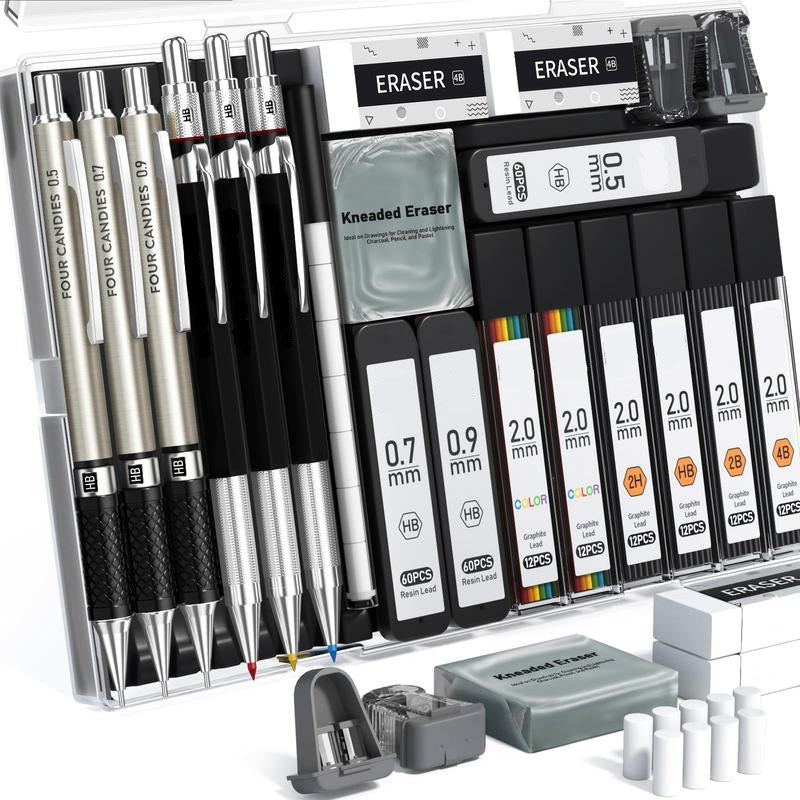 Mechanical Metal Pencil Set